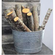 Red Alder Firewood Logs Loose - 6 Decorative Medium Logs