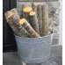 Red Alder Firewood Logs Loose - 6 Decorative Medium Logs