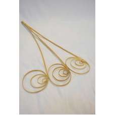 Dried Cane Spirals - Natural