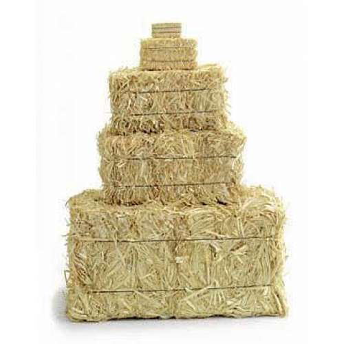 Mini straw bales for sale - 5 inch miniature hay bales