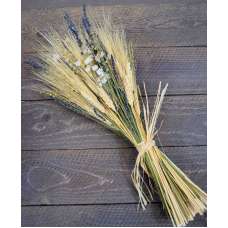 Golden Days of Summer - Wheat and Lavender Bouquet