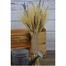 Vintage Wheat and Lavender Bouquet - 1LB