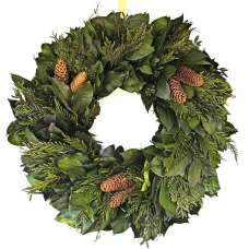 Celebrate Evergreens Wreath - Dried Wreath