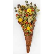 Dried Flower Cornucopia