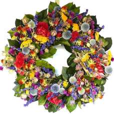 Hot Summer Garden Wreath - 20 inch