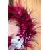 Green Hackle Feather Wreath 18 inch diameter