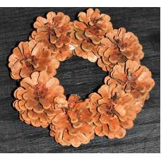 Mini Pine Cone Wreaths - 6 inch